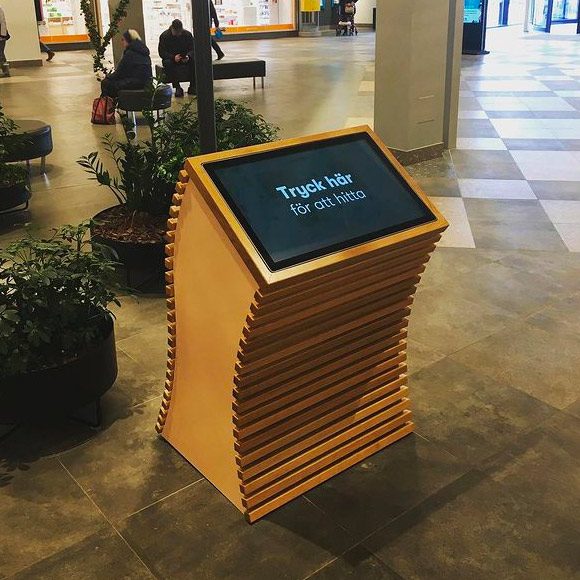 Wayfinding Giraffen Köpcentrum