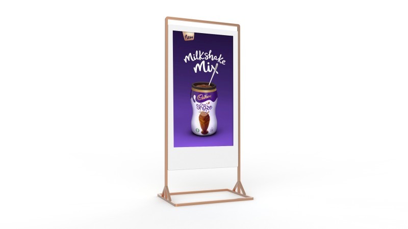 Allsee 43" Superslim Freestanding Double-Sided Digital Posters Fristående skärmar