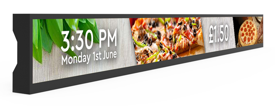 Allsee 23" LCD Shelf Edge Display Digitala skyltar
