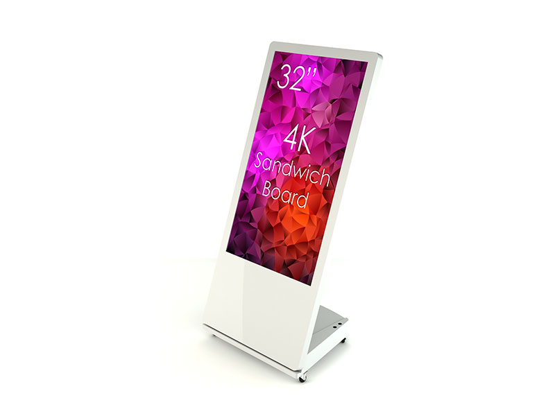 SwedX 32" Sandwich Board - Vit Fristående skärmar