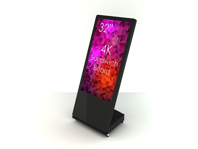 SwedX 32" Sandwich Board - Svart Fristående skärmar