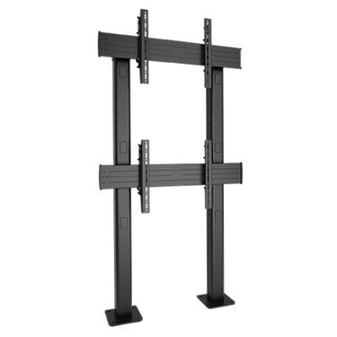 CHIEF LBM1x2U - XL Fusion, 1x2 Landscape Bolt-down floor videowall mount for 2 displays Videovägg