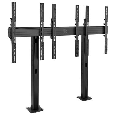 CHIEF LBM3X1UP - Large Fusion, 1x3 Portrait Bolt-down floor videowall mount for 3 displays Videovägg