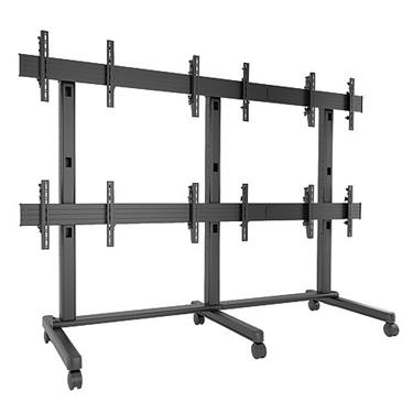CHIEF LVM3X2U - Large Fusion 3x2 Landscape Mobile videowall cart for 6 displays Videovägg