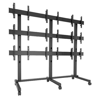 CHIEF LVM3X3U - Large Fusion 3x3 Landscape Mobile videowall cart for 9 displays Videovägg