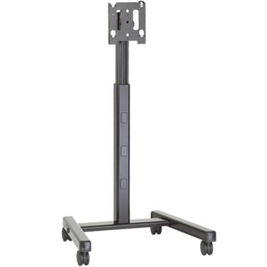 CHIEF MFCUB - Medium, mobile height adj. floorstand, VESA 100x100-709x431, Max 56,7kg, Black Golv