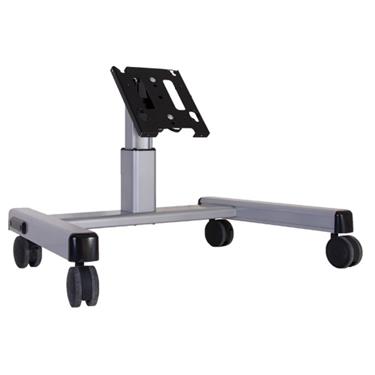 CHIEF MFQUB - Medium, Mobile height adj. floorstand, VESA 100x100-709x431, Max 56,7kg, Black Golv