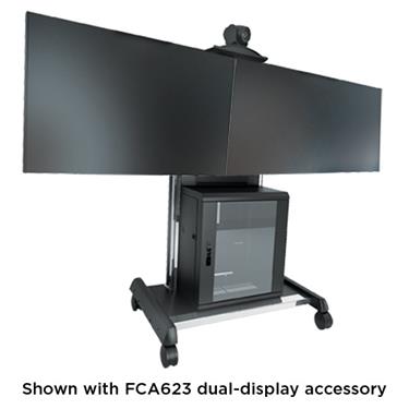 CHIEF XVAUB - Large Fusion mobile height adj. VC floorstand, VESA 200x200-800x400, Max113,4kg, Black Golv