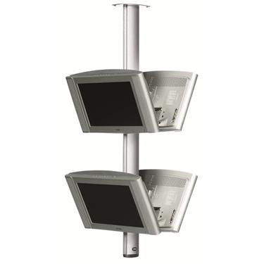 SMS Flatscreen CM ST1200, Aluminum/Svart, Max:30kg Tak