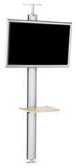 SMS Flatscreen CFH ST3000 EU, Aluminium/Silver, max 50kg/skärm (100kg med specialsläde) Golv