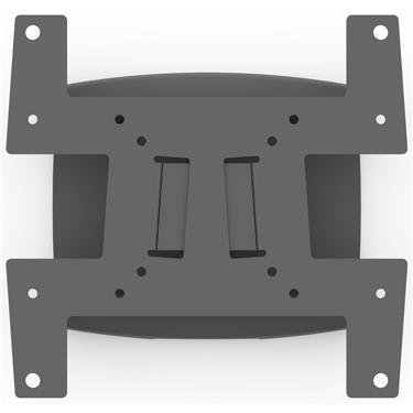 SMS Icon WL ST - Tilt/Swivel wallmount, Max load 12kg, VESA 75x75-200x200, Aluminium/Anthracite Grey Vägg