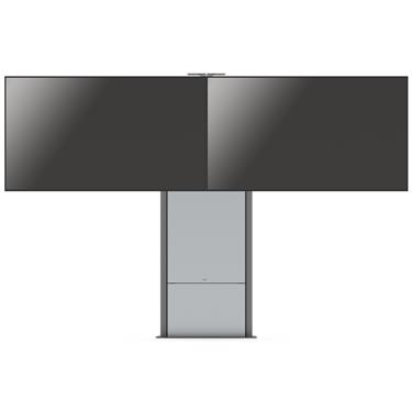 SMS Presence W/F VC - For Dual-Screens, VESA 200x100-800x400, Max Load 2x60kg, Grey Golv