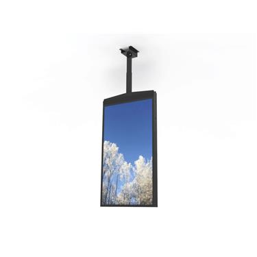 Hi-Nd Ceiling Rail OM55N-D Portrait Black RAL 9005 Tak