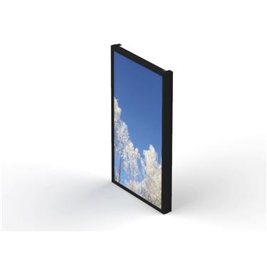 Hi-Nd Wall Casing 49" Portrait for Samsung, LG & Philips, Black RAL 9005 Vägg