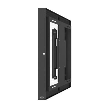 SMS 55L/P Casing Wall G1 BL, Black RAL9005 No Glass Beställningsvara Vägg