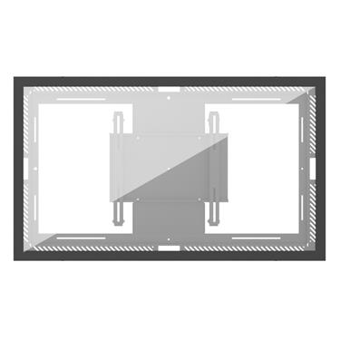 SMS 55L/P Casing Wall G2 BL, Black RAL9005 Polycarbonate Glass Beställningsvara Vägg