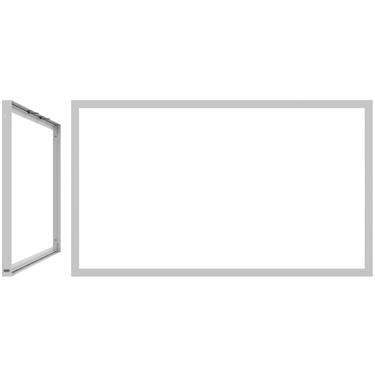SMS 43L/P Casing Frame WHWhite RAL9016 Beställningsvara Vägg