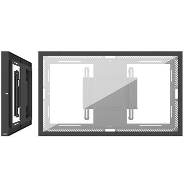 SMS 65L/P Casing Wall G2 Black RAL9005 Polycarbonate Glass Beställningsvara Vägg