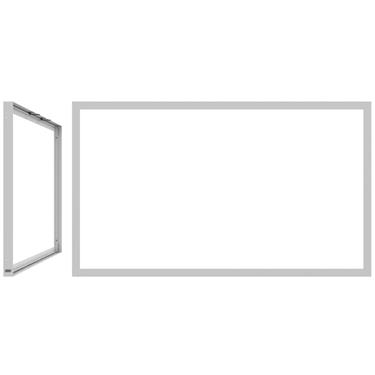 SMS 85L/P Casing Frame WH White RAL9016 Beställningsvara Vägg