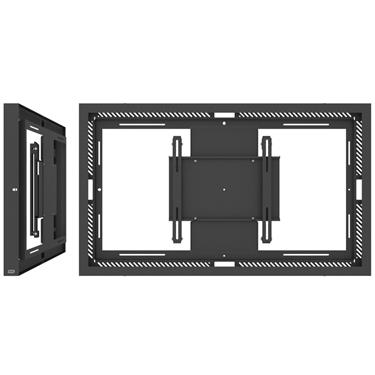 SMS 65L/P Casing Wall G1 Black RAL9005 No Glass Beställningsvara Vägg
