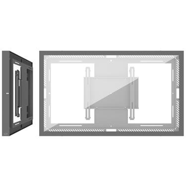 SMS 55L/P Casing Wall G2 WH, White RAL9016 Polycarbonate Glass Beställningsvara Vägg
