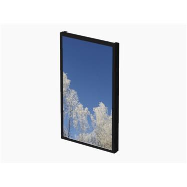 Hi-Nd Wall Casing 49" Portrait for Samsung, LG & Philips, Polycarbonate protection, Black RAL 9005 Vägg