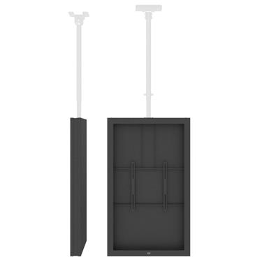 SMS 55P Casing Ceiling Top Mounted Portrait Black RAL9005 Beställningsvara Tak