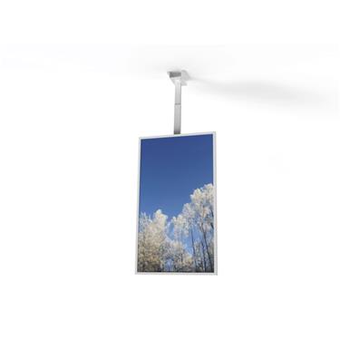 Hi-Nd Ceiling casing Universal for Samsung 49" & LG, 49", Portrait, no tilt White RAL 9003 Tak