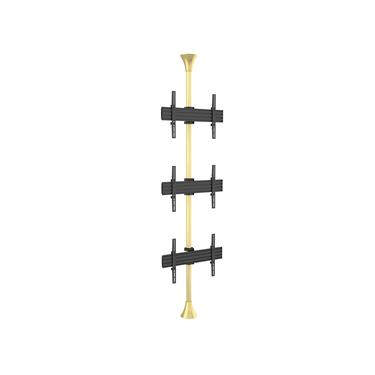 Multibrackets M Floor to Ceiling Mount Pro MBFC3U Brass VESA 100x100-600x400 Max 30kg/screen Golv