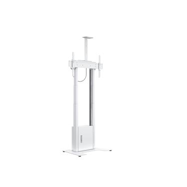 Multibrackets M Motorized Floorbase Incl cabinet & camerashelf 100x100-800x400 Max 120kg White Golv
