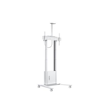 Multibrackets M Motorized Floorstand Incl cabinet & camerashelf VESA 100x100-800x400 Max 120kg White Golv
