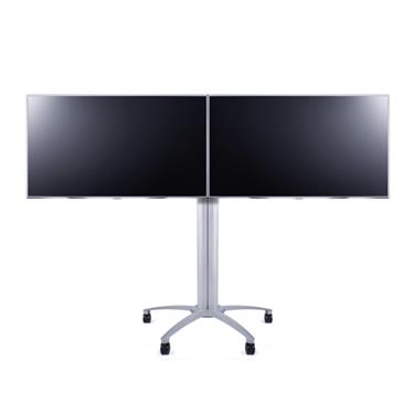 Multibrackets M Public Display Stand 145 Dual Silver VESA Up to 800x400 Max 60kg Golv