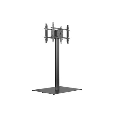Multibrackets M Public Display Stand 180 HD Back to Back Black w. Floorbase VESA 200x200-800x400 Max Golv