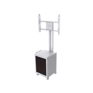 Multibrackets M Public Display Stand 180 Single MediaBox4 Silver VESA Up to 800x400 Max 60kg/screen Golv