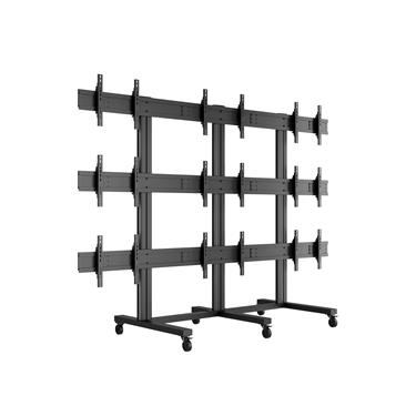 Multibrackets M Public Video Wall Stand 9-Screens 40-55" Black Videovägg