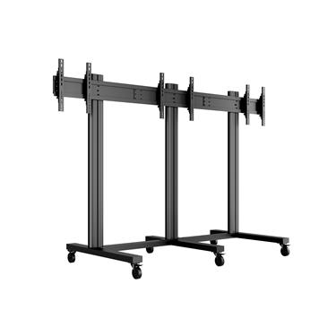 Multibrackets M Public Video Wall Stand 3-screens 40-55" Black Videovägg