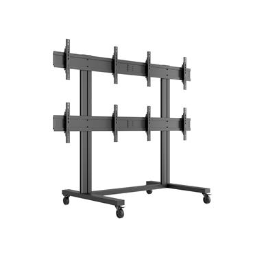 Multibrackets M Public Video Wall Stand 4-Screens 40-55" Black Videovägg