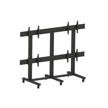 Multibrackets M Public Video Wall Stand 4-Screens 65-75" Black Videovägg