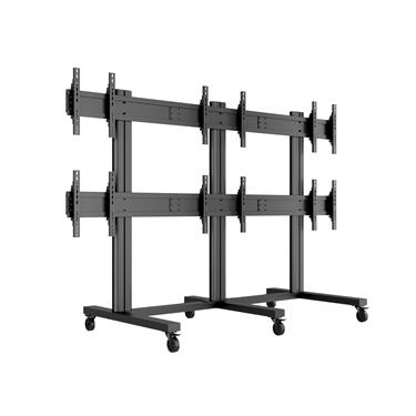 Multibrackets M Public Video Wall Stand 6-Screens 40-55" Black Videovägg