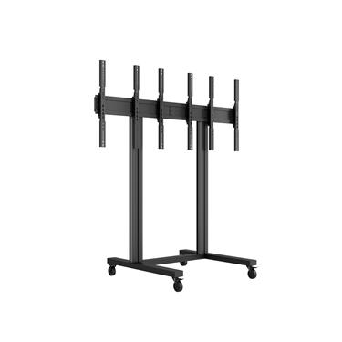 Multibrackets M Public Video Wall Stand Portrait 3-Screens 40-55'' Black Videovägg