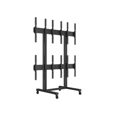 Multibrackets M Public Video Wall Stand Portrait 6-Screens 40-55'' Black Videovägg