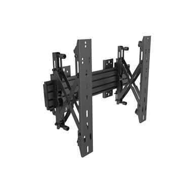 Multibrackets M W1x1U Push In Pop Out 48cm Black VESA 100x100-400x400 Max 30kg/screen Videovägg