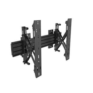 Multibrackets M Wallmount Pro MBW1U Push In Pop Out Black VESA 100x100-600x400 Max 30kg Videovägg