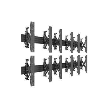Multibrackets M Wallmount Pro MBW3x2UP Push In Pop Out Black VESA 100x100-400x400 Max 50kg/screen Videovägg