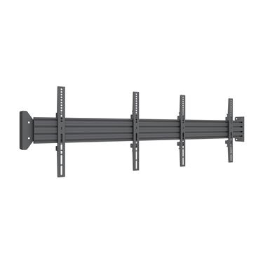 Multibrackets M Wallmount Pro MBWW2U Fixed Black, 200cm VESA 100x100-400x400 Max 30kg/screen Videovägg