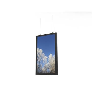 Hi-Nd Ceiling casing LG49 X-se Black Portrait RAL 9005 Tak