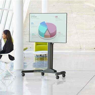 CHIEF LPE1U-EU - Large Capacity Electric Height Adjust Flat Panel Cart Golv