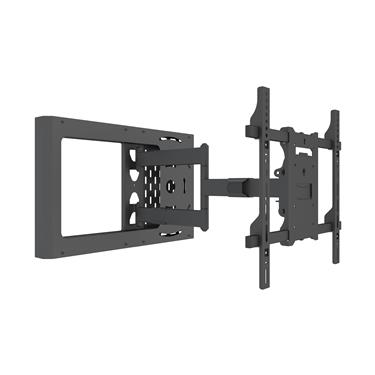 Multibrackets M Hospitality Flexarm w STB Enclosure VESA: 100x100 - 400x400mm max load: 45kg Black Vägg