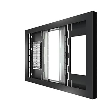 CHIEF LW55UB IMPACT ON-WALL KIOSK - 55" LANDSCAPE, BLACK Vägg