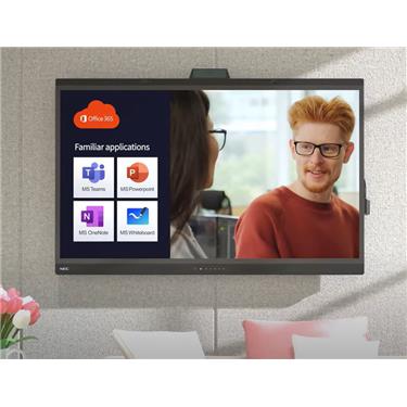 Sharp/NEC 55" WD551, 3840x2160, 400nits, Speaker, Mic, Camera, Touch, Windows Collaboration Display Touchskärmar